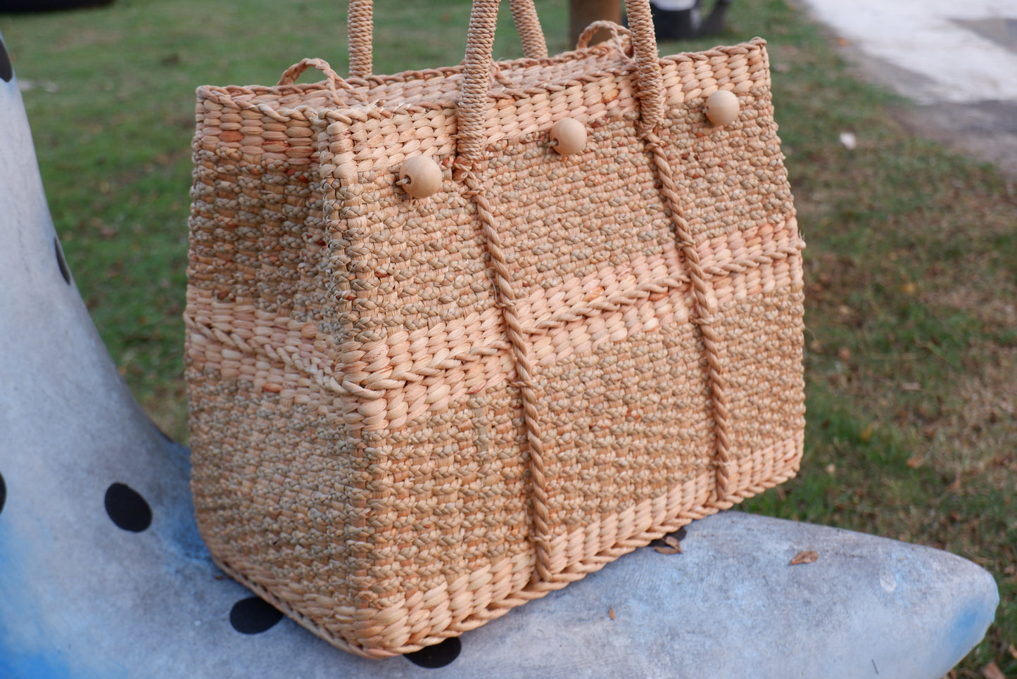 Vintage large beach bag