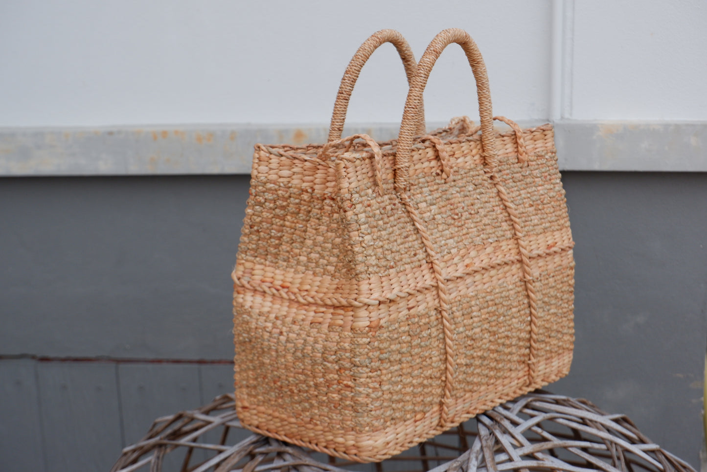 Vintage large beach bag