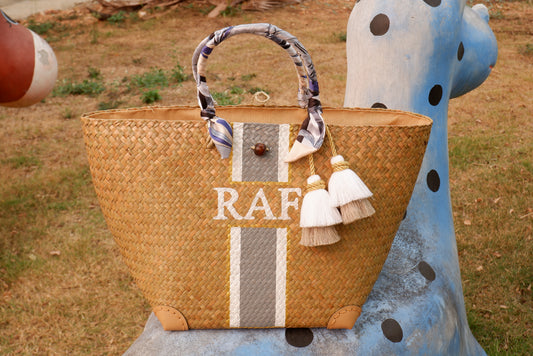 bridesmaids tote , straw bag monogram , wedding favour bags