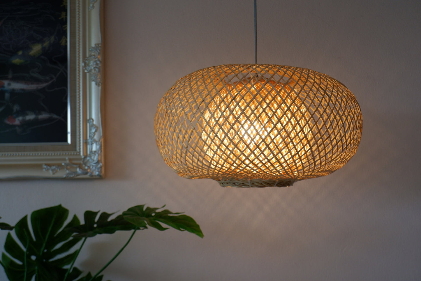 M Size) Bamboo pendant light