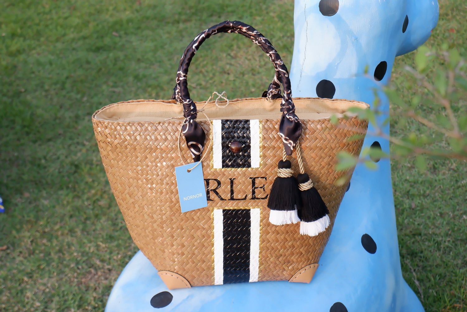 Straw Beach Bag Personalized Bag Engagement Gift Wedding Favor Bags