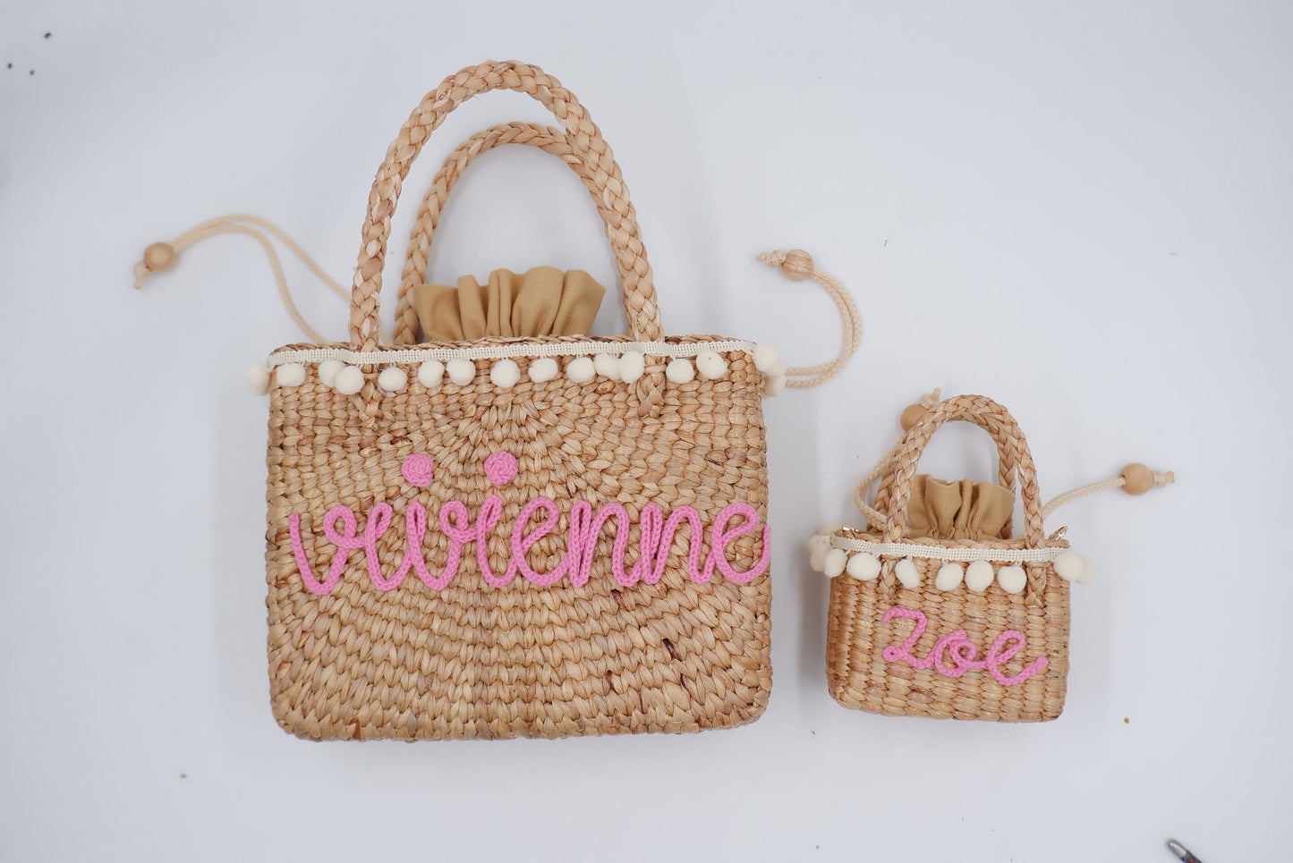 Personalized mommy and me bag