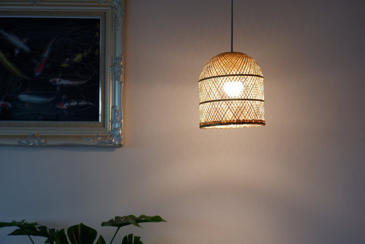 L size) Bamboo Pendant Light