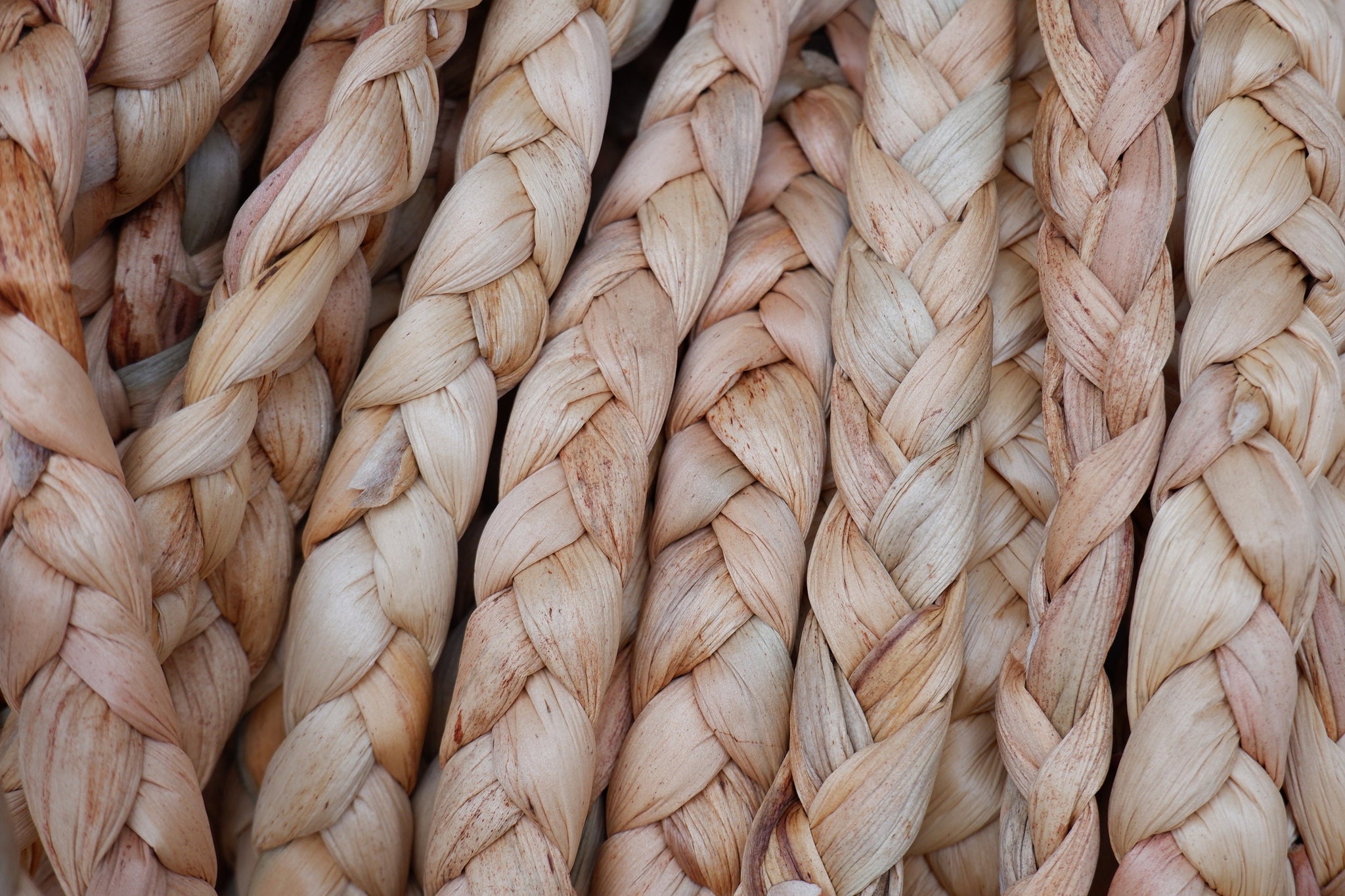 20mm braided rope, water hyacinth rope, seagrass rope, raffia rope ...