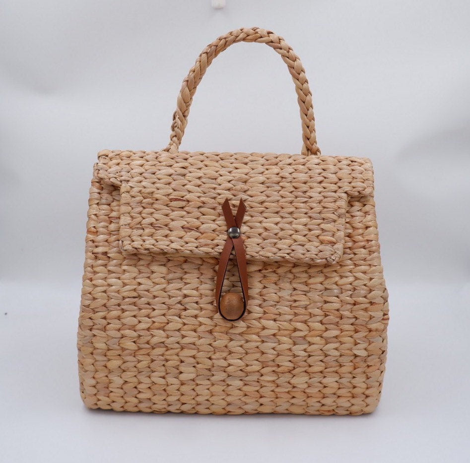 Large beach bag  Seagrass Bag Straw Tote Bag  Straw Bag for women