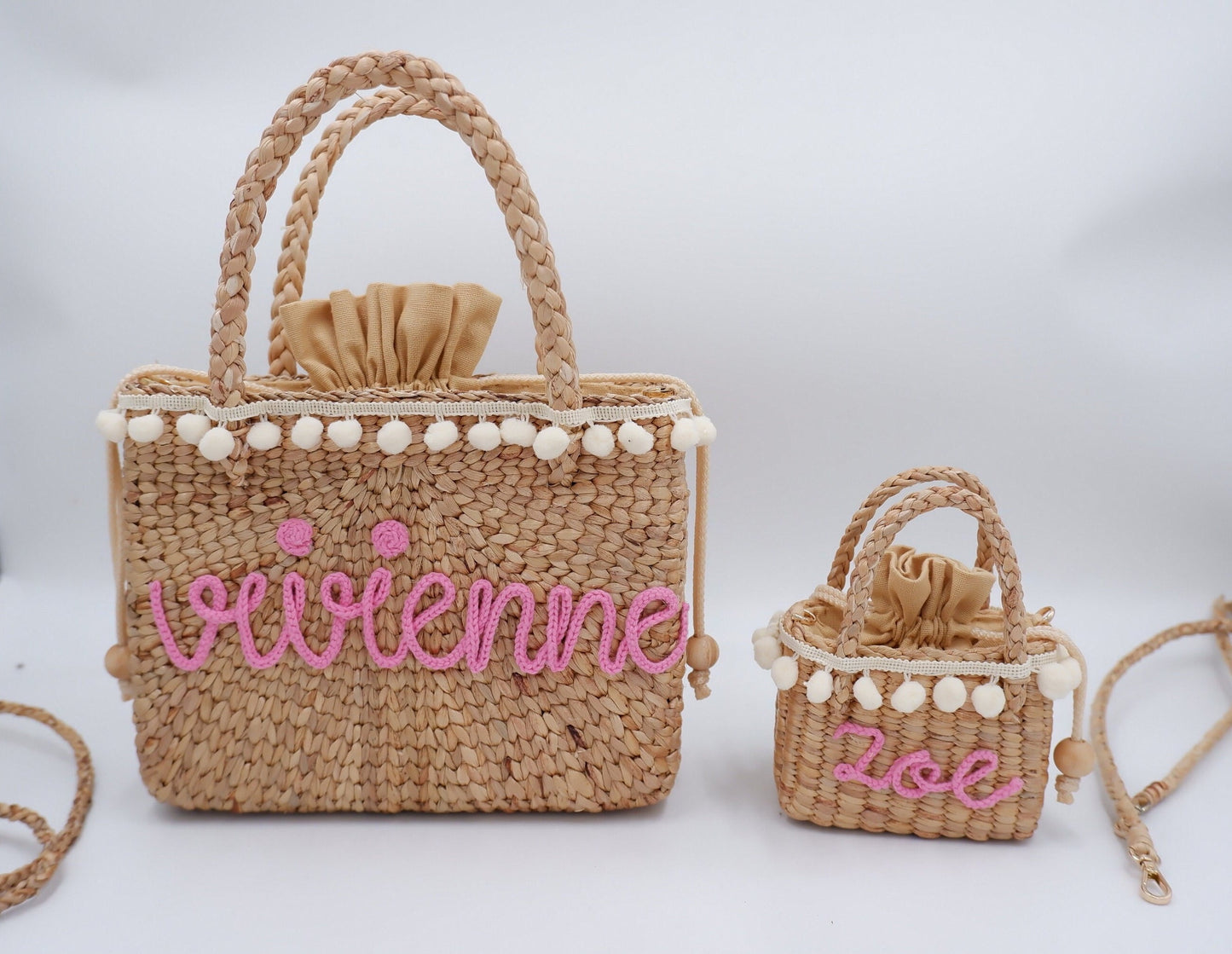 Personalized mommy and me bag