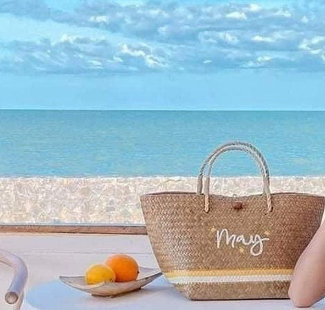 Bridesmaids tote Large beach bag Personalized gifts