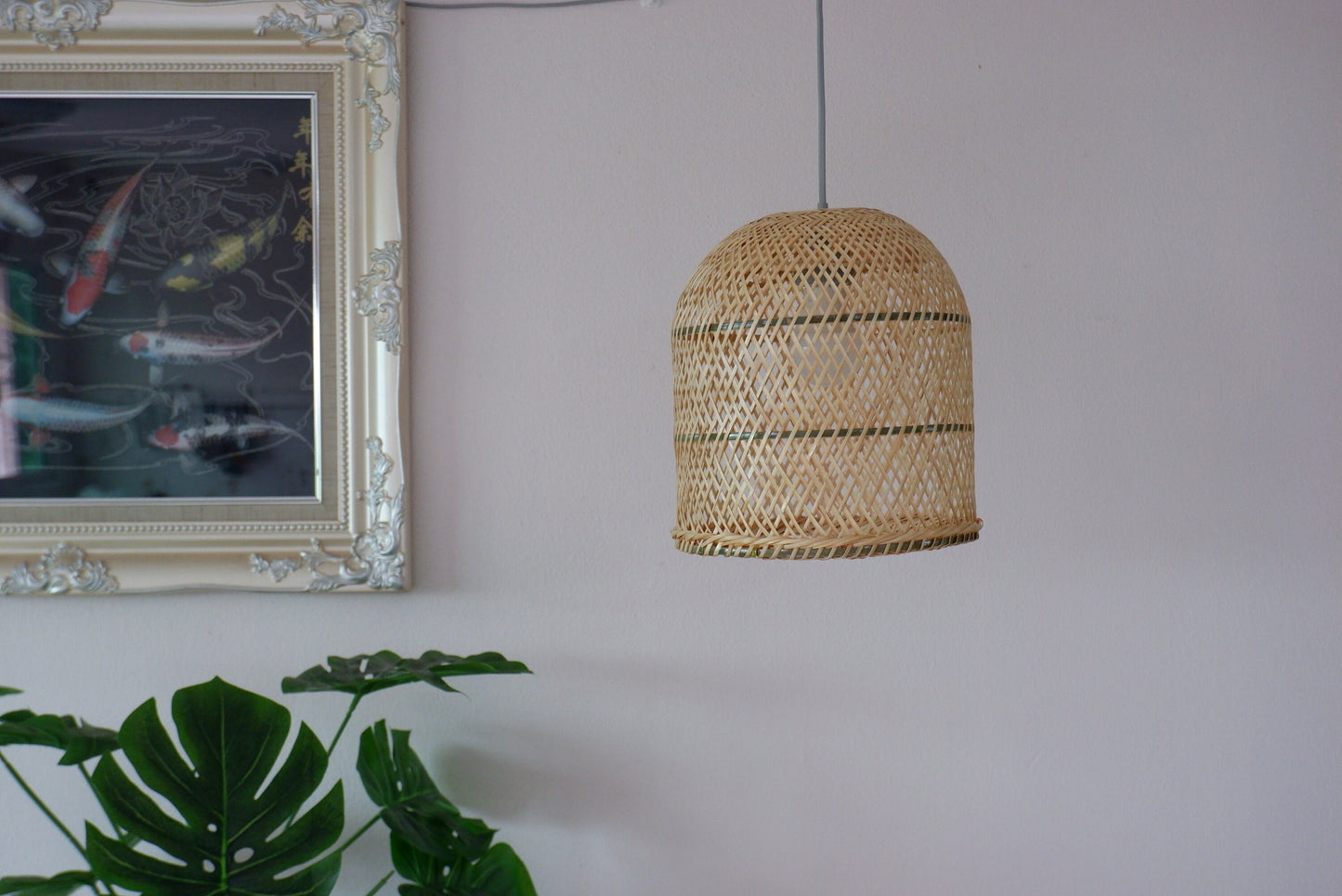 M size) Bamboo Pendant Light