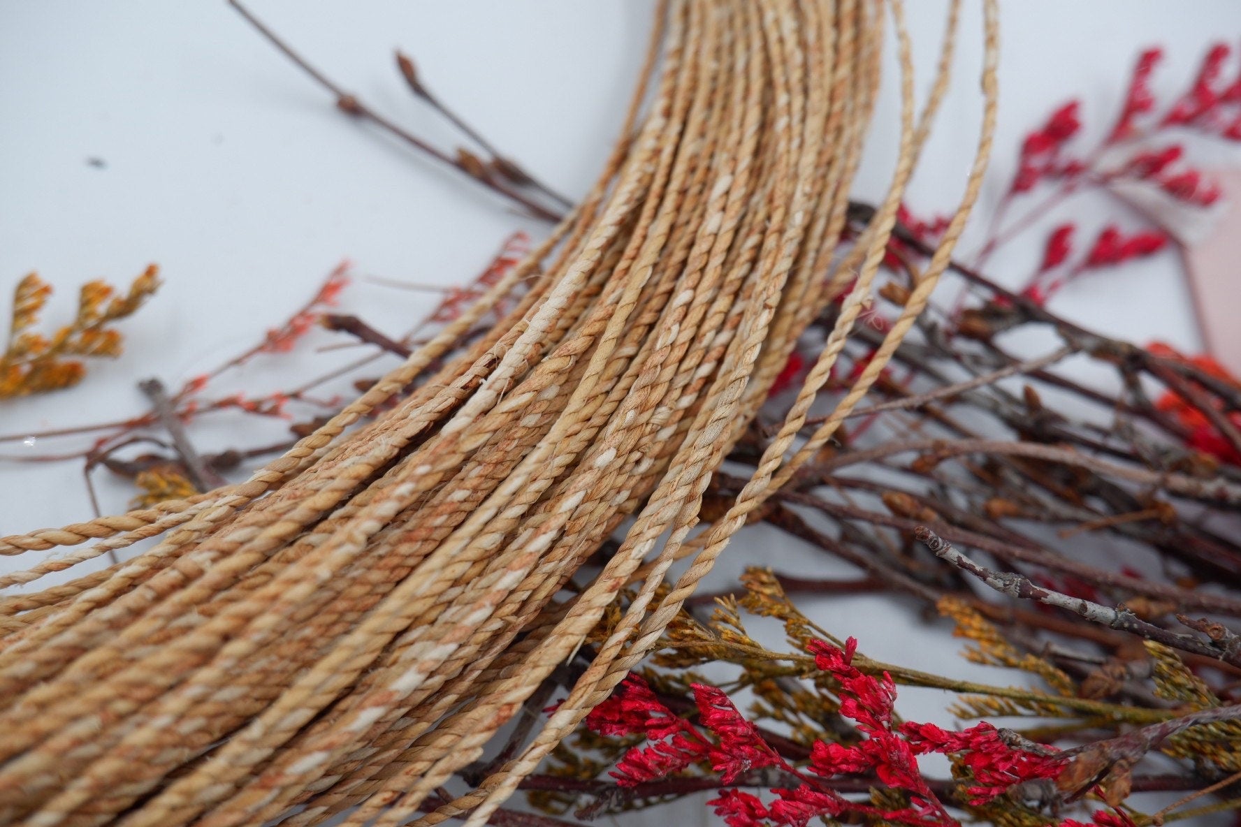 Hyacinth Rope 2mm twisted water hyacinth rope – nornorbag